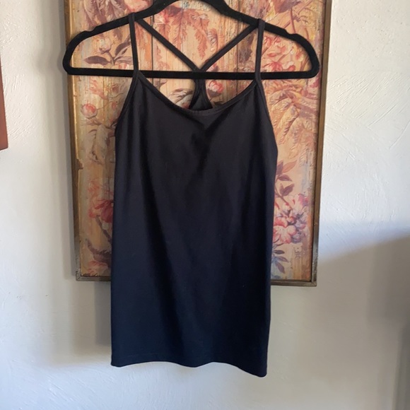 NIKE BLACK STRETCH YOGA GYM WORKOUT TANK TOP S - Picture 9 of 10